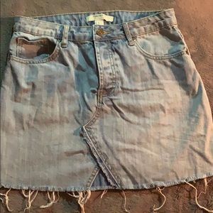 jean skirt